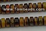 CRB435 15.5 inches 5*8mm rondelle yellow tiger eye beads