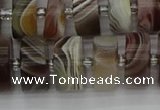 CRB497 15.5 inches 8*16mm tyre botswana agate beads wholesale