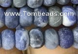 CRB5006 15.5 inches 4*6mm rondelle matte sodalite beads wholesale