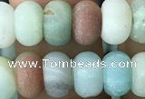 CRB5020 15.5 inches 4*6mm rondelle matte amazonite beads wholesale