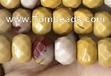 CRB5120 15.5 inches 4*6mm faceted rondelle mookaite beads wholesale