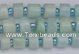 CRB530 15.5 inches 5*8mm tyre Chinese amazonite beads wholesale