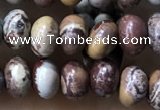 CRB5312 15.5 inches 4*6mm rondelle artistic jasper beads