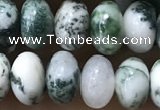 CRB5338 15.5 inches 5*8mm rondelle tree agate beads wholesale