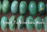 CRB5345 15.5 inches 5*8mm rondelle green jasper beads