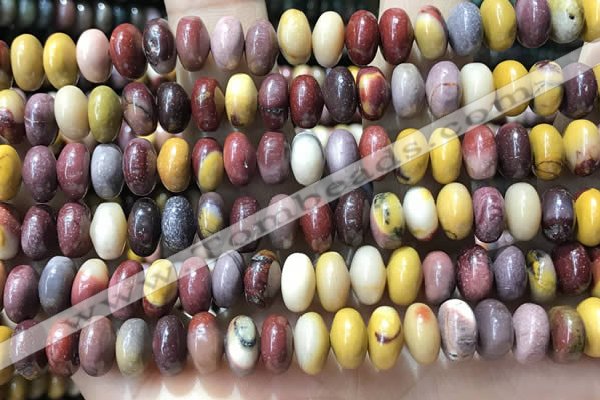 CRB5358 15.5 inches 5*8mm rondelle mookaite beads wholesale