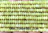CRB5430 15 inches 2.5*4mm rondelle lemon jade beads wholesale