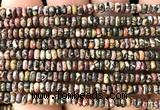 CRB5450 15 inches 2.5*4mm rondelle leopard skin jasper beads