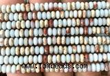 CRB5452 15 inches 2.5*4mm rondelle synthetic serpentine jasper beads