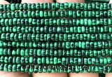CRB5475 15 inches 2.5*4mm rondelle imitation malachite beads