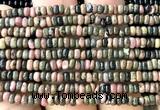 CRB5483 15 inches 2.5*4mm rondelle rhodonite beads wholesale