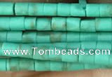 CRB5522 15 inches 2*2mm heishi synthetic turquoise beads wholesale