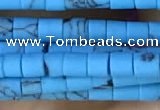 CRB5529 15 inches 2*2mm heishi synthetic turquoise beads wholesale