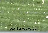 CRB5726 15 inches 1*2mm faceted olive quartz beads