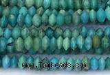 CRB5730 15 inches 1*2mm faceted turquoise beads