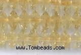 CRB5770 15 inches 3*4mm faceted citrine beads