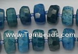 CRB592 15.5 inches 8*16mm faceted rondelle apatite beads