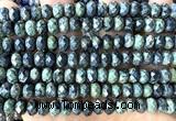 CRB6260 15 inches 5*8mm faceted rondelle kambaba jasper beads
