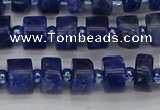 CRB638 15.5 inches 5*8mm tyre sodalite gemstone beads