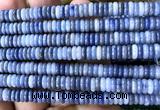 CRB6516 15 inches 2*6mm rondelle blue aventurine jade beads
