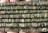CRB6562 15 inches 2*6mm rondelle unakite gemstone beads
