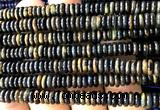 CRB6572 15 inches 2*6mm rondelle blue tiger eye beads wholesale
