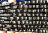 CRB6573 15 inches 2*6mm rondelle bronzite beads wholesale