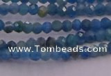 CRB700 15.5 inches 2*3mm faceted rondelle apatite gemstone beads