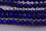 CRB701 15.5 inches 2*3mm faceted rondelle lapis lazuli beads