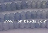 CRB710 15.5 inches 2.5*4mm faceted rondelle aquamarine beads