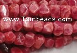 CRC06 16 inches 8*10mm nugget rhodochrosite gemstone beads wholesale