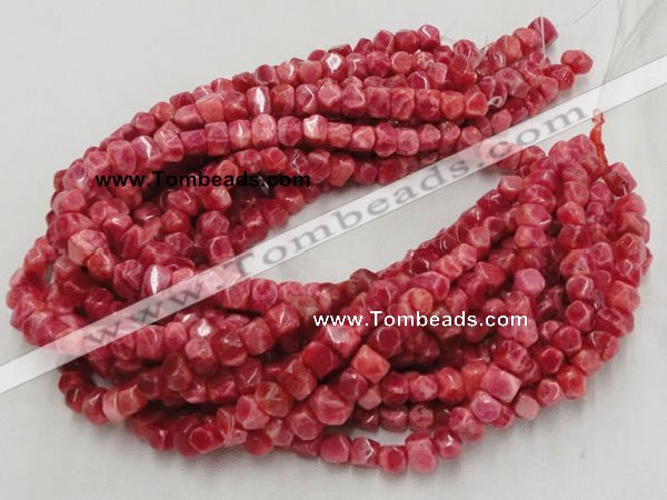 CRC06 16 inches 8*10mm nugget rhodochrosite gemstone beads wholesale