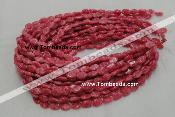 CRC07 16 inches 10*14mm oval rhodochrosite gemstone beads wholesale