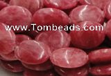 CRC08 16 inches 15*20mm oval rhodochrosite gemstone beads wholesale