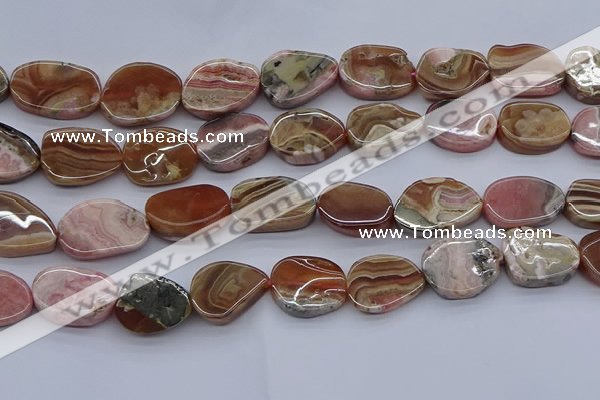 CRC1015 15.5 inches 8*12mm - 12*16mm freeform rhodochrosite beads