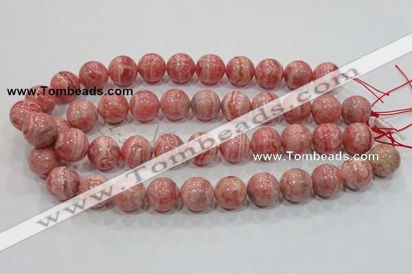 CRC102 15.5 inches 18mm round natural argentina rhodochrosite beads