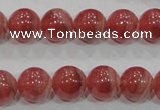 CRC104 15.5 inches 12mm round natural argentina rhodochrosite beads