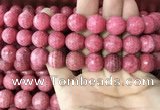 CRC1055 15.5 inches 13mm faceted round rhodochrosite beads