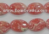 CRC107 15.5 inches 15*20mm oval natural argentina rhodochrosite beads