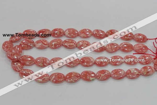 CRC107 15.5 inches 15*20mm oval natural argentina rhodochrosite beads