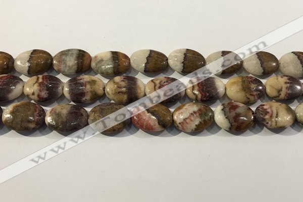 CRC1077 15.5 inches 15*20mm oval rhodochrosite beads wholesale