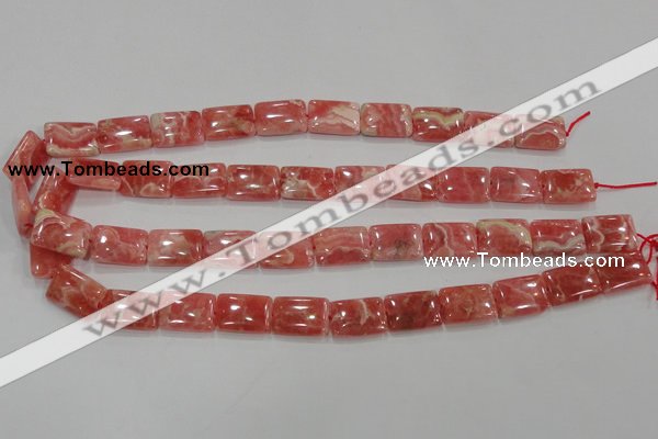 CRC108 15.5 inches 13*18mm rectangle natural argentina rhodochrosite beads