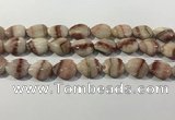CRC1083 15.5 inches 15*20mm flat teardrop rhodochrosite beads
