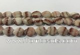 CRC1083 15.5 inches 15*20mm flat teardrop rhodochrosite beads