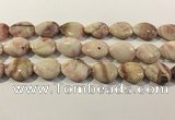 CRC1086 15.5 inches 18*25mm flat teardrop rhodochrosite beads