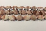 CRC1087 15.5 inches 18*25mm flat teardrop rhodochrosite beads