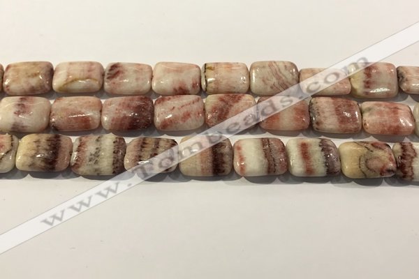 CRC1098 15.5 inches 15*20mm rectangle rhodochrosite beads