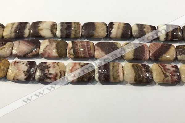 CRC1103 15.5 inches 18*25mm rectangle rhodochrosite beads