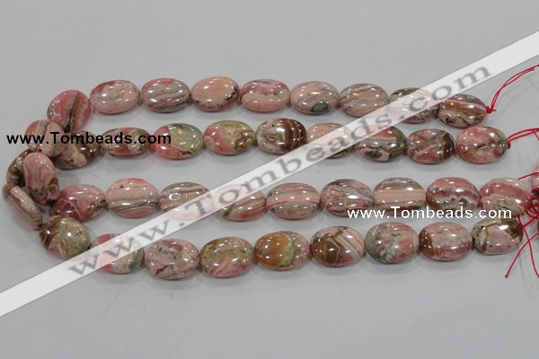 CRC113 15.5 inches 15*20mm oval natural argentina rhodochrosite beads