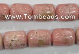 CRC114 15.5 inches 13*17mm column natural argentina rhodochrosite beads